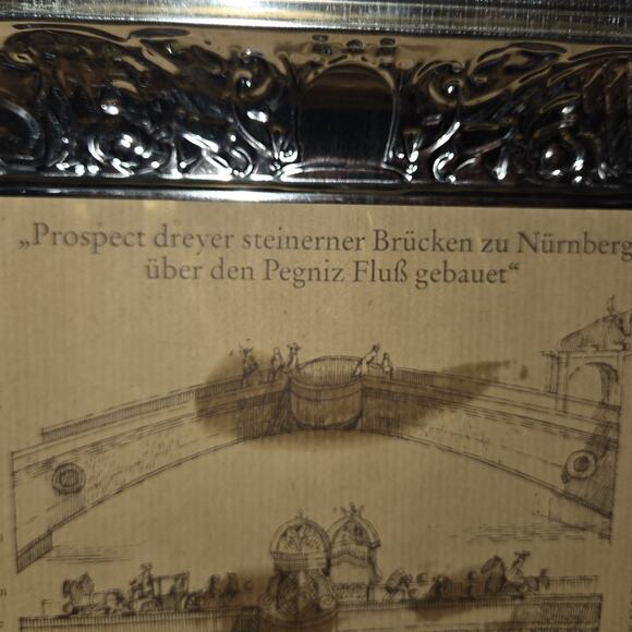 1984 E Otto Schmidt Lebkuchen Large Biscuit Cookie Tin Box West Germany - Picture 14 of 16